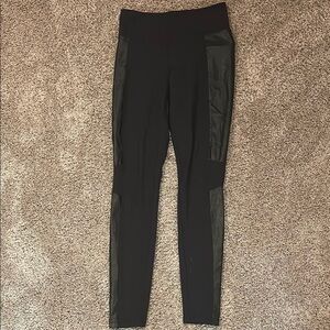 Athleta Black Delancey Shine Moto Tight